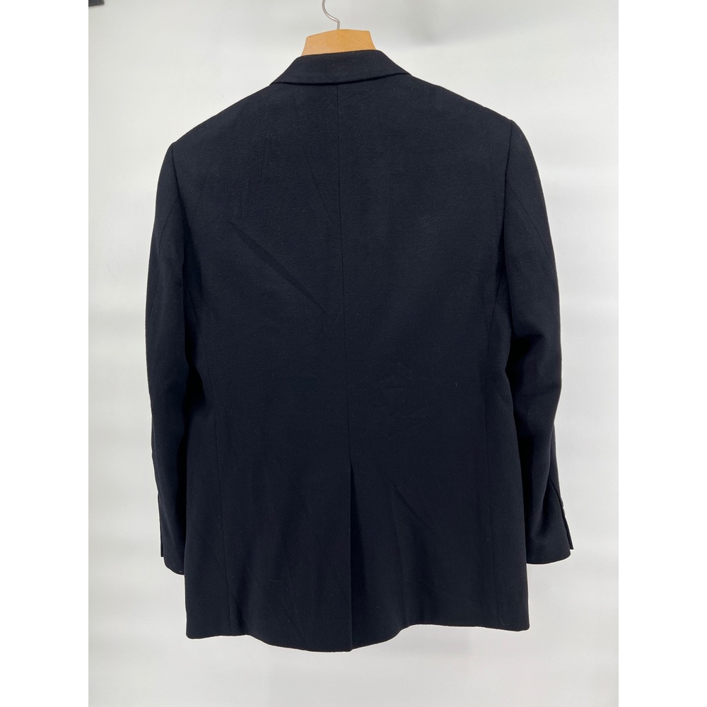 Club Room Men's Black Wool Silk Cashmere Blend Blazer Jacket - Picture 5 of 12